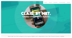 Desktop Screenshot of clair-et-net.com